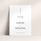 Elegant Classic Wedding Welcome Sign in White - Finsbury Collection, Elle Bee Design