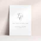 Modern Wedding Welcome Sign in White - Hatton Collection, Elle Bee Design