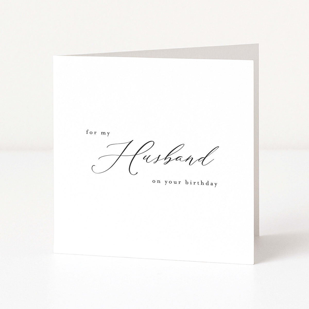 Husband Birthday Card - Simple & Classic Design | Elle Bee Design ...