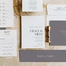 Classic Wedding Invitation Suite - Bond Street Collection, Elle Bee Design