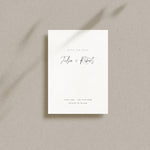 Simple and Modern Wedding Save the Date Card - Broadway Collection, Elle Bee Design