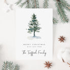 Christmas Tree Personalised Christmas Card Pack - Elle Bee Design
