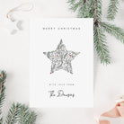 Christmas Star Personalised Christmas Card Pack - Elle Bee Design