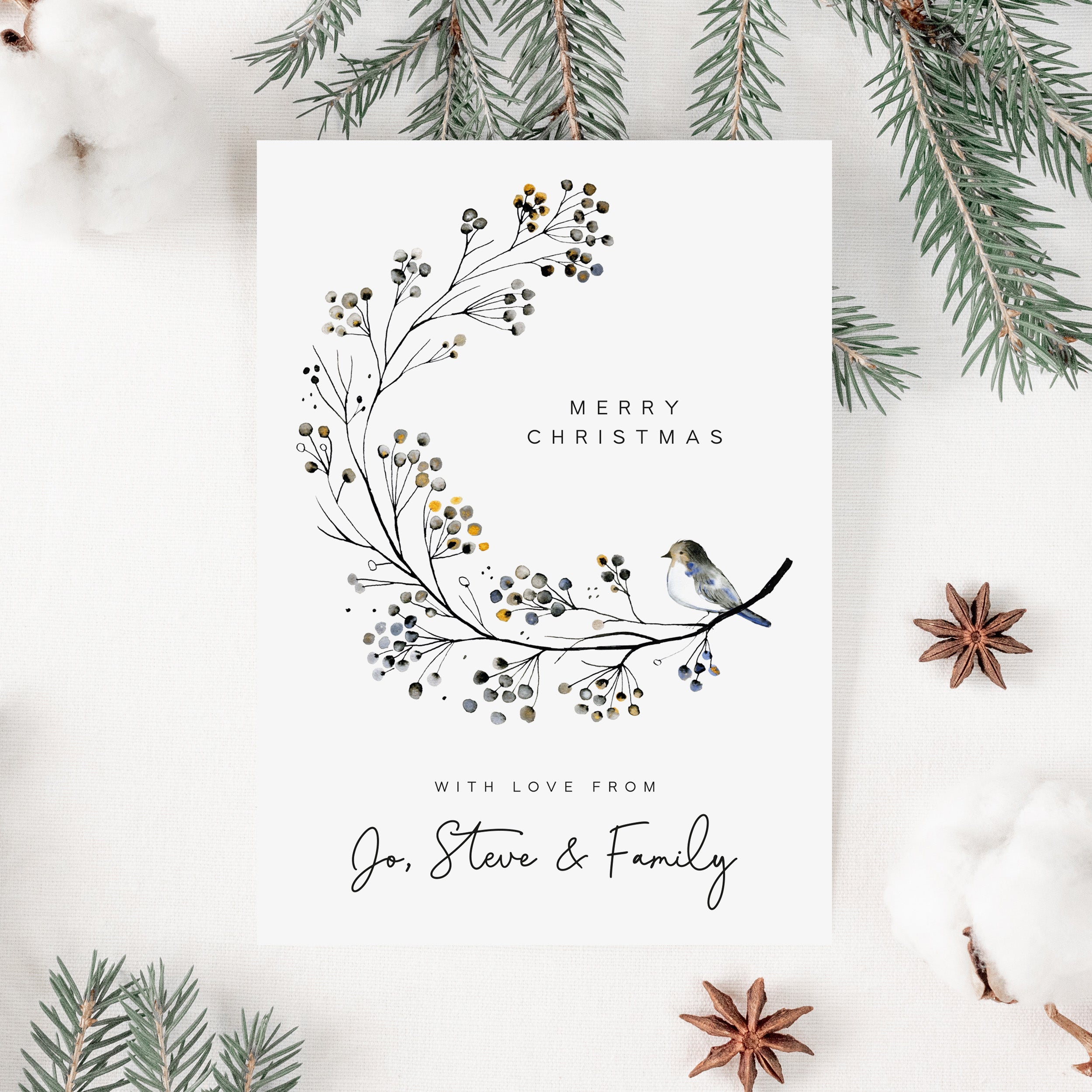 Personalised Christmas Card Pack - Elle Bee Design