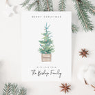Christmas Tree Personalised Christmas Card Pack - Elle Bee Design