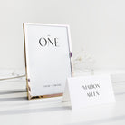 Modern Wedding Table Number - Camden Collection, Elle Bee Design