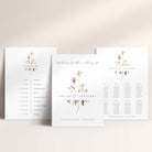 Wildflower Wedding Sign Package including Table Plan, Welcome Sign and Order of the Day Sign - Charlbury Collection, Elle Bee Design