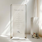 Cotton and linen order of the day sign - Charlotte collection