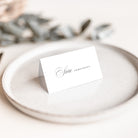 Traditional and Elegant Wedding Place Card - Charlotte Collection
