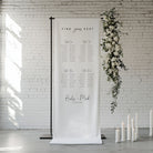 Modern Fabric Wedding Table Plan - Chelsea Collection, Elle Bee Design