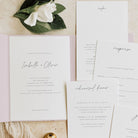 Modern Wedding Pocketfold Invitation - Dalston Collection, Elle Bee Design
