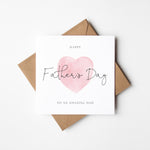 Cute Father's Day Card with Heart