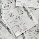 a sample bit of cotton linen fabric used on fabric wedding signs