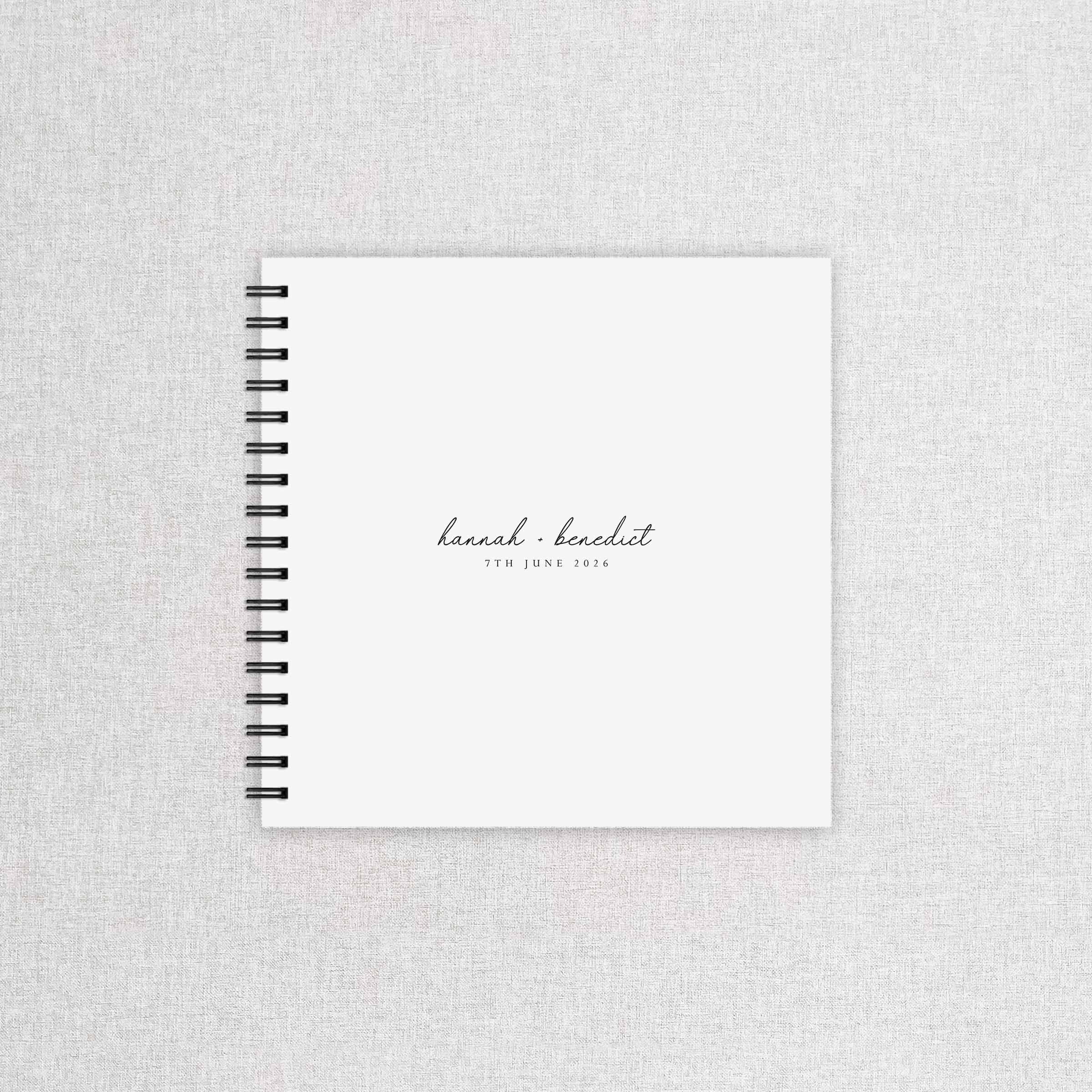 Modern Handmade Wedding Guest book - Hannah Collection, Elle Bee Design