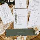 Botanical Classical Wedding Invitation Suite - Heather Collection, Elle Bee Design
