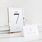 Elegant Wedding Table Number - Holland Park Collection, Elle Bee Design