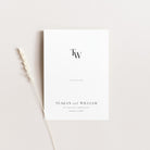 Modern Monogram Save the Date Card - Hoxton Collection, Elle Bee Design