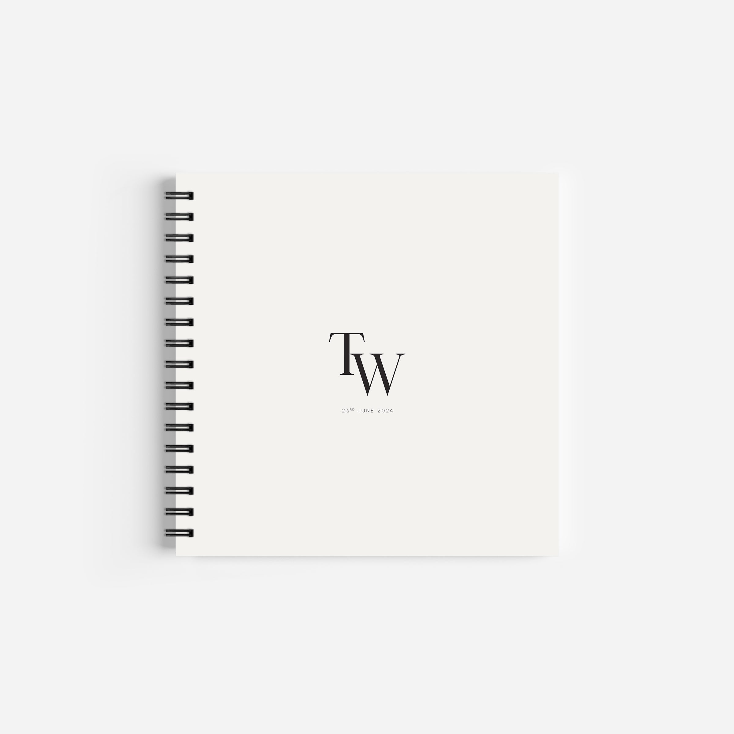 Modern Monogram Wedding Guest Book - Hoxton Collection, Elle Bee Design