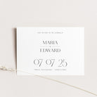 Modern Wedding Save the Date Card - Knightsbridge Collection, Elle Bee Design