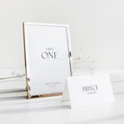 Simple Modern Wedding Table Numbers - Knightsbridge Collection, Elle Bee Design