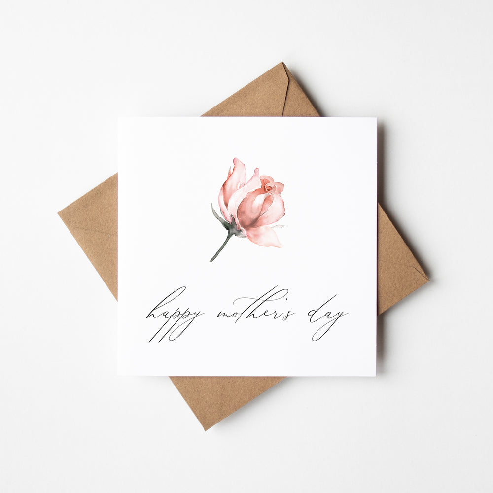 Elegant Rose Mother's Day Card