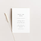 Modern Bold Save the Date Card - Mayfair Collection, Elle Bee Design