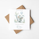 Personalised New baby boy card