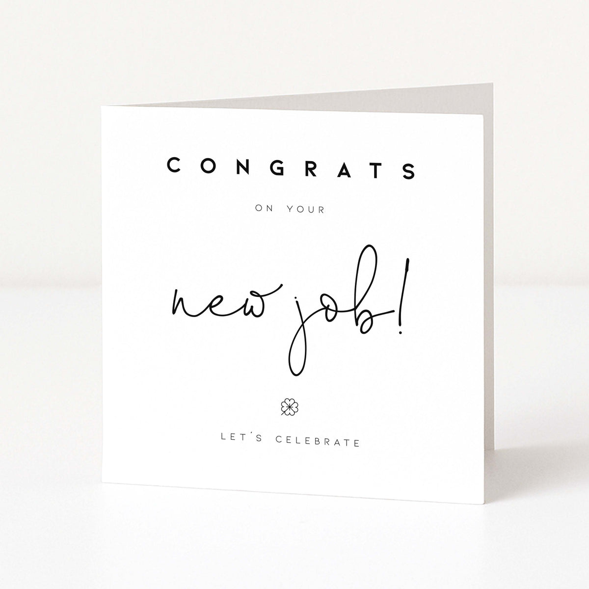 Congratulations on your New Job Card - Modern Design | Elle Bee Design ...