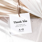 Square Wedding Favour Thank You Tag - Soho Collection, Elle Bee Design