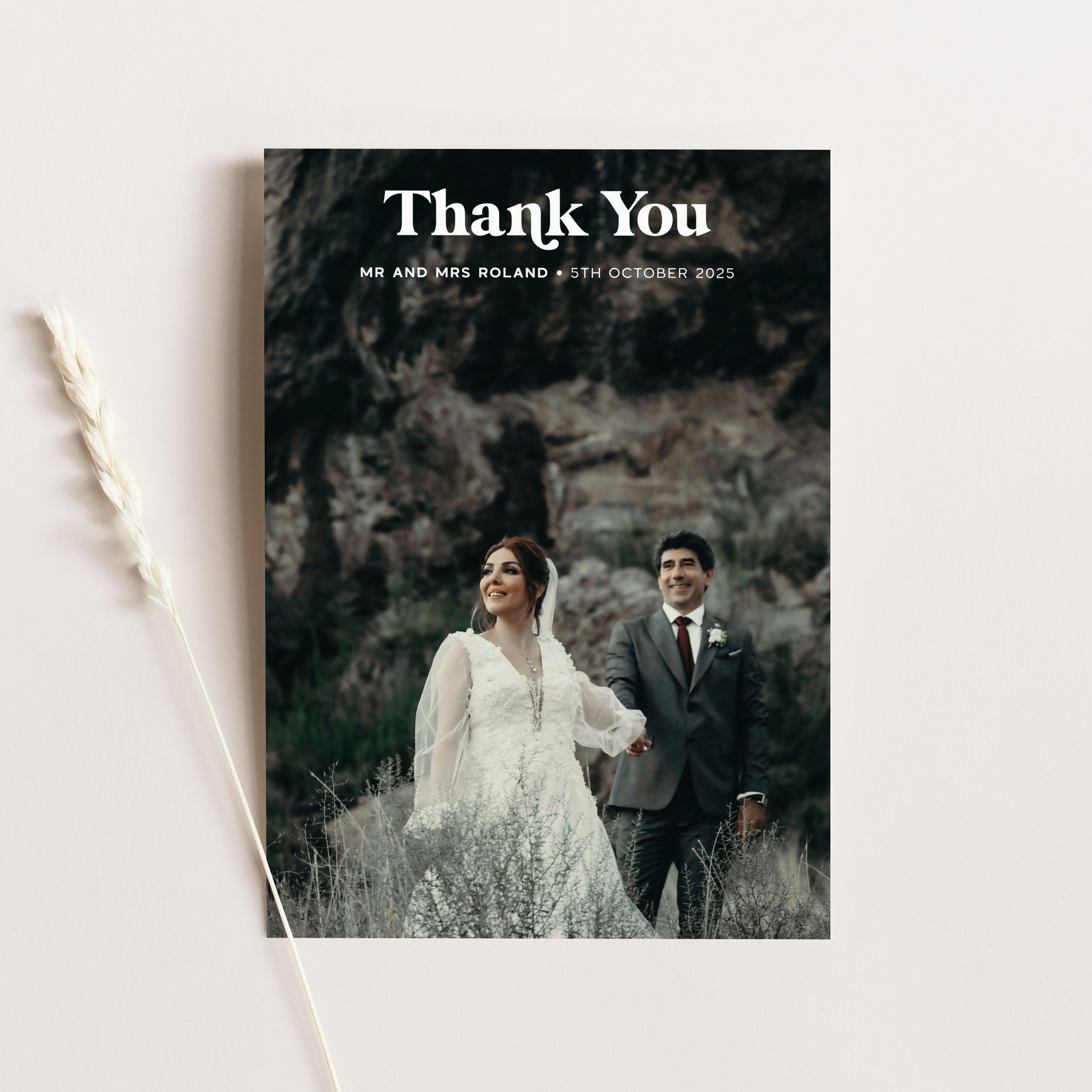 Wedding Photo Thank You Card - Soho Collection, Elle Bee Design
