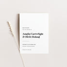 Modern Retro Save the Date Card in White - Soho Collection, Elle Bee Design