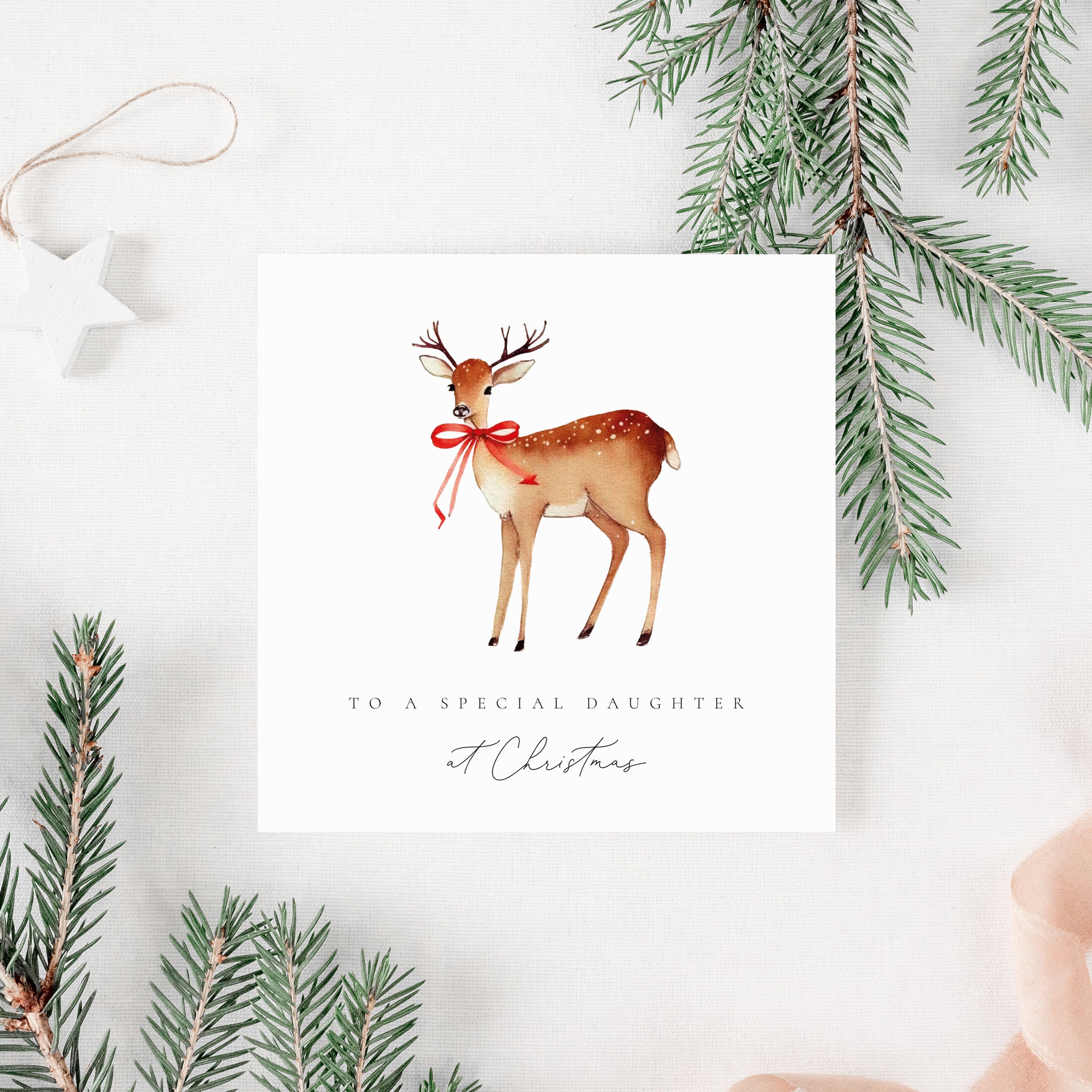 Special Daughter Christmas Card - Elle Bee Design