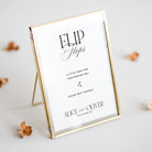 Decorative sign for flip-flops with personalized text on a white background