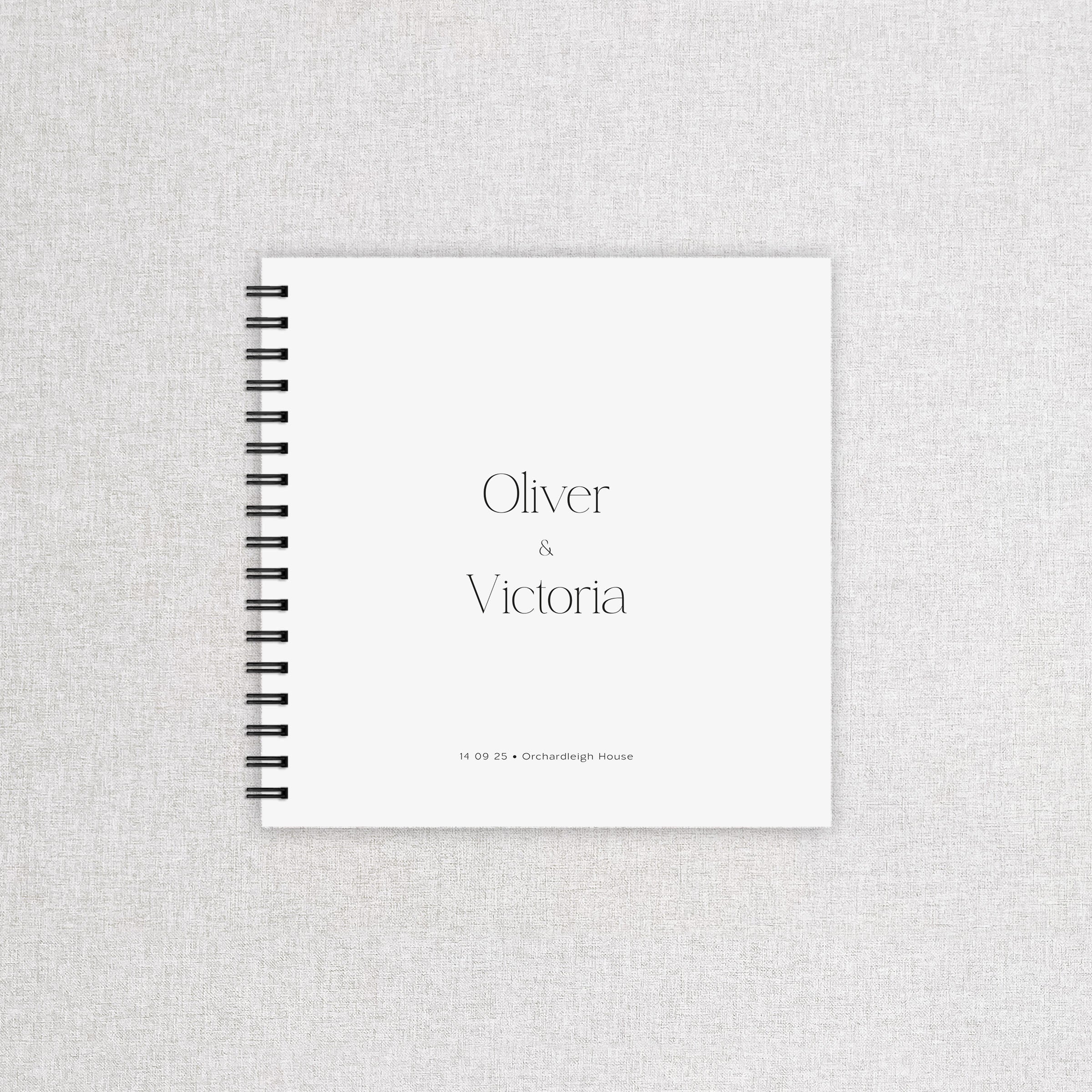 Modern Wedding Guest Book - Victoria Collection, Elle Bee Design
