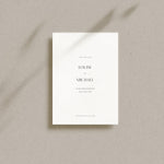 Modern Simple Save the Date Card - Camden Collection, Elle Bee Design