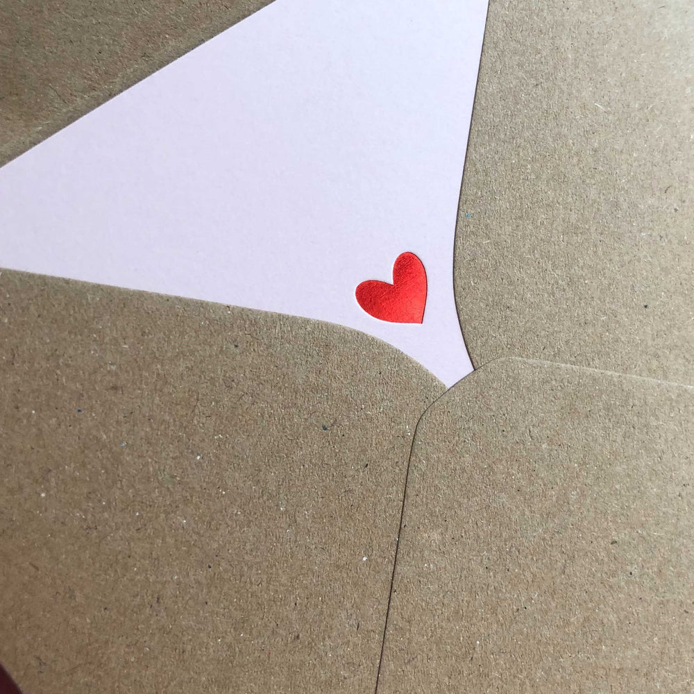 Always & Forever Foil Heart Valentine's Day Card (VAL014)