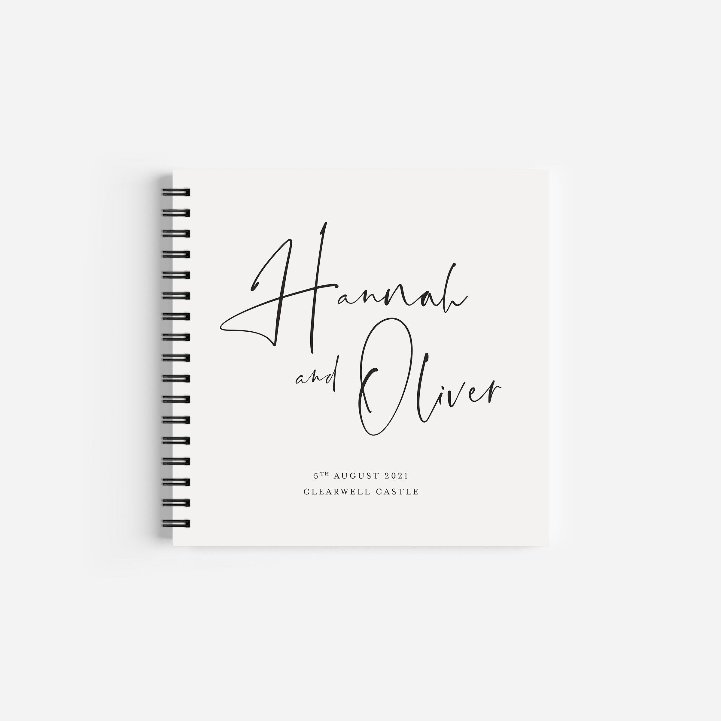 Modern Guestbook, Wedding Guestbook, Script Guestbook