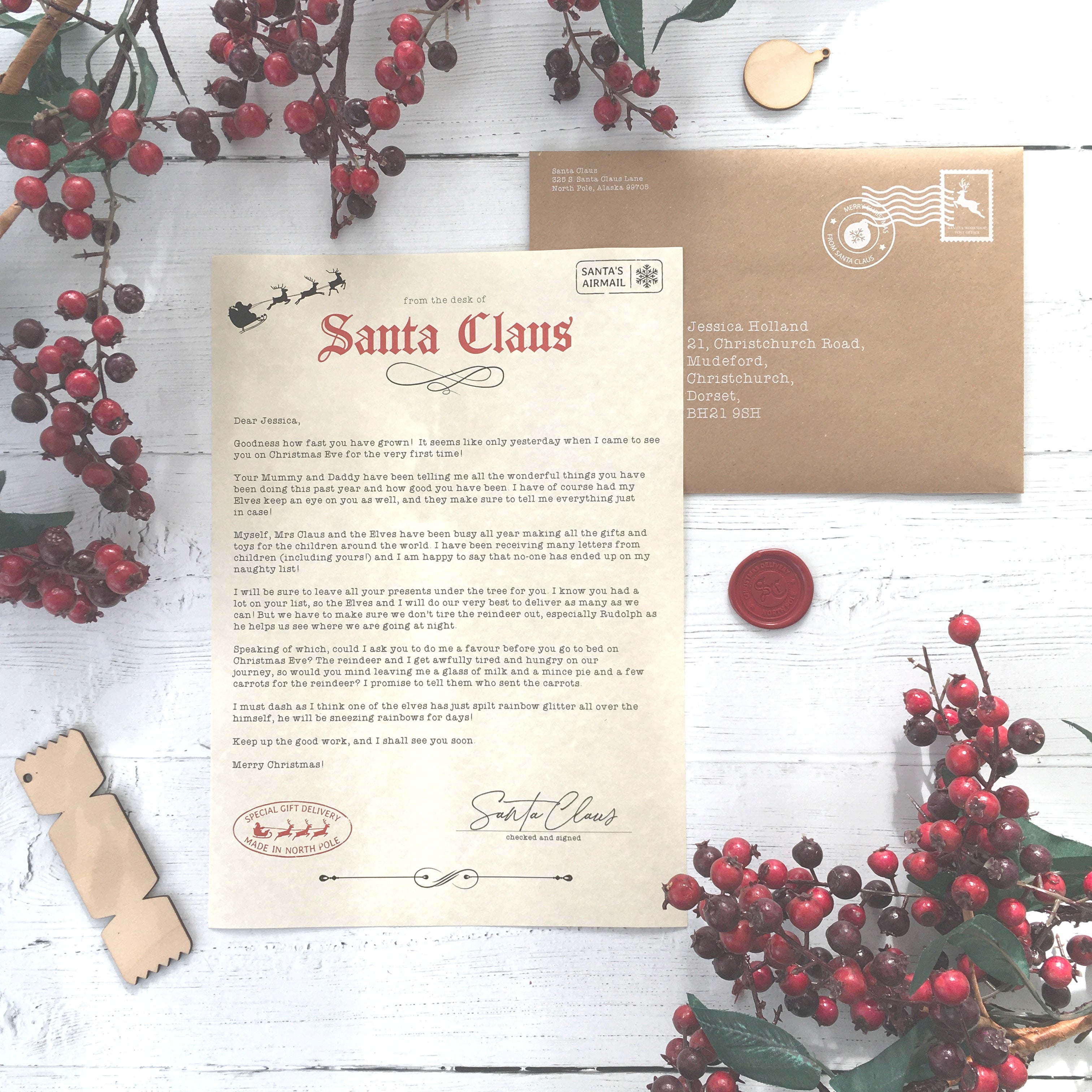 Personalised Letter from Santa - On Sale NOW!