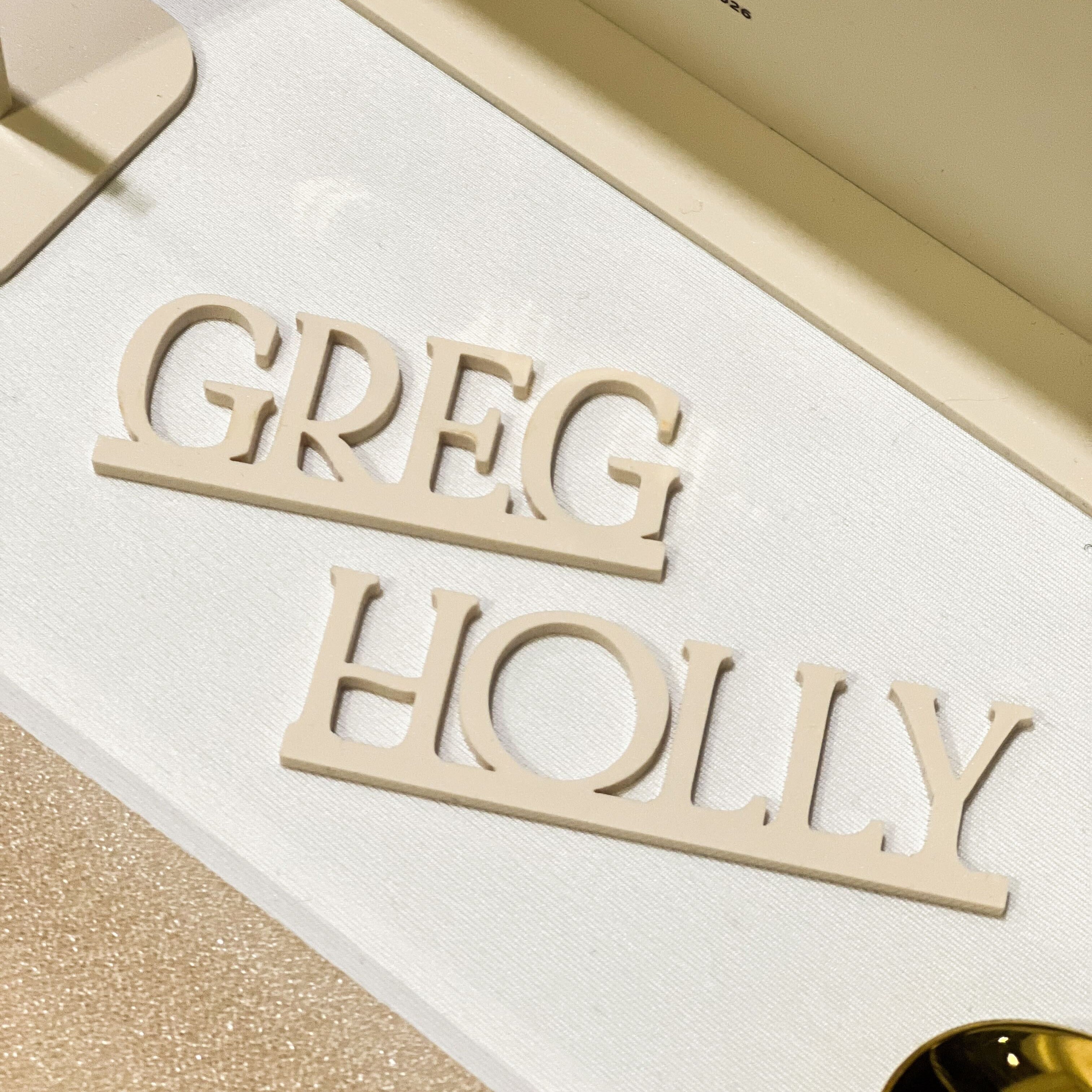 2 3d acrylic place names in champagne