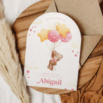 Arched New Baby Girl Card (ARC008)
