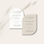 Aldgate - Shaped Save the Date Card