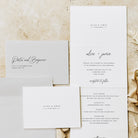 Modern and Elegant Concertina All-in-One Wedding Invitation - Alice Collection, Elle Bee Design