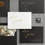 Alice - Foil Pressed Save the Date