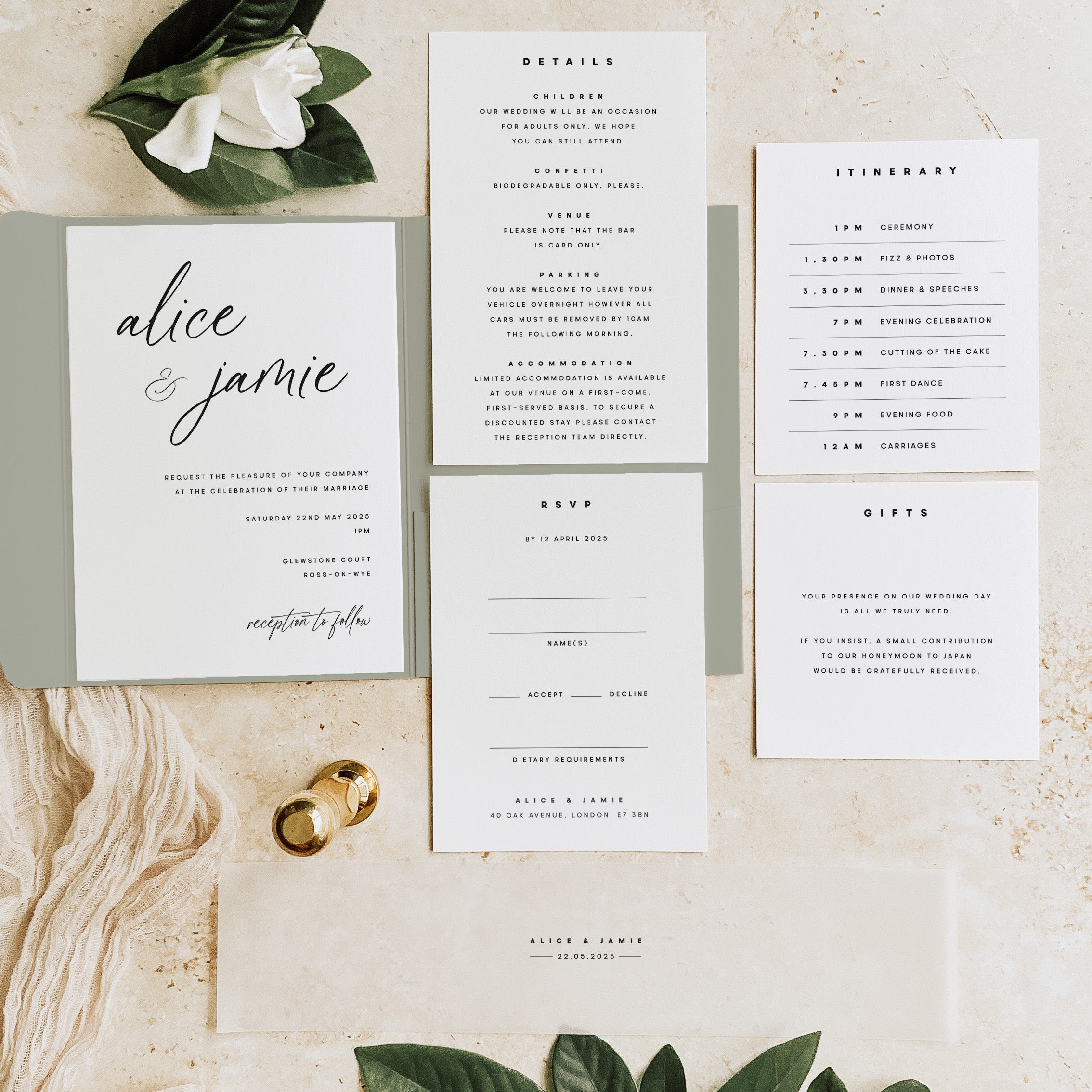 personal wedding invitation cards