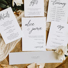 Modern and Elegant Wedding Invitation Suite - Alice Collection, Elle Bee Design