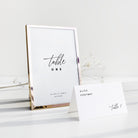 Modern and Elegant Wedding Table Numbers - Alice Collection, Elle Bee Design