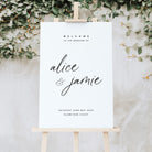 Modern and Elegant Wedding Welcome Sign - Alice Collection, Elle Bee Design