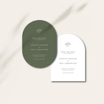Angel - Shaped Save the Date Card