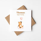 Cute Personalised 8th Birthday Keepsake Card