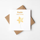 Cute Personalised 9th Birthday Keepsake Card